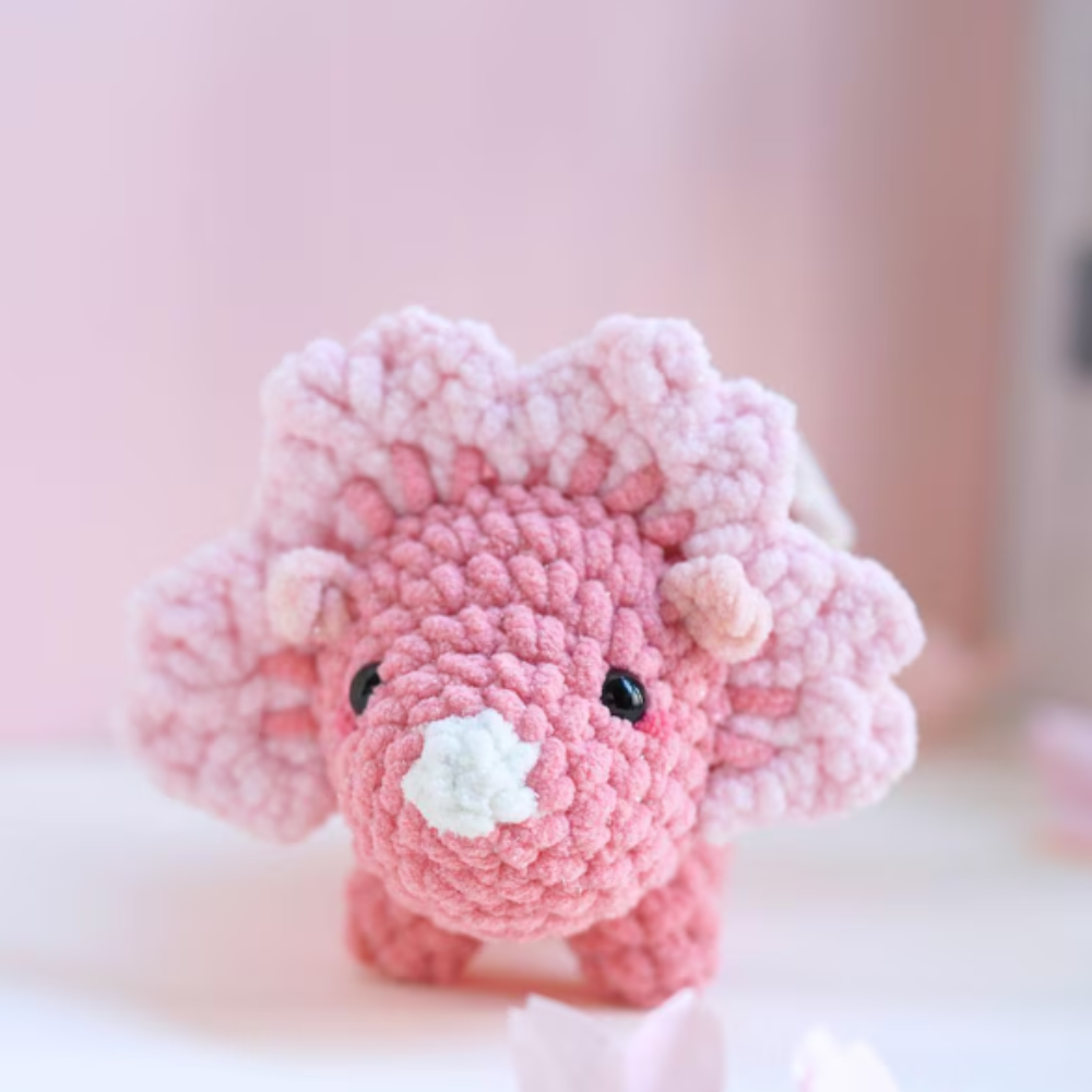 Gentle Triceratops Crochet Pattern