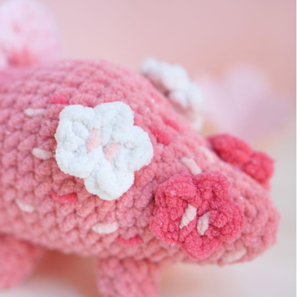 Gentle Triceratops Crochet Pattern
