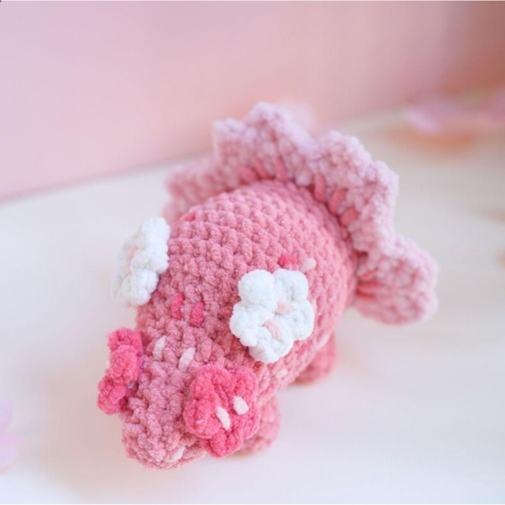 Gentle Triceratops Crochet Pattern
