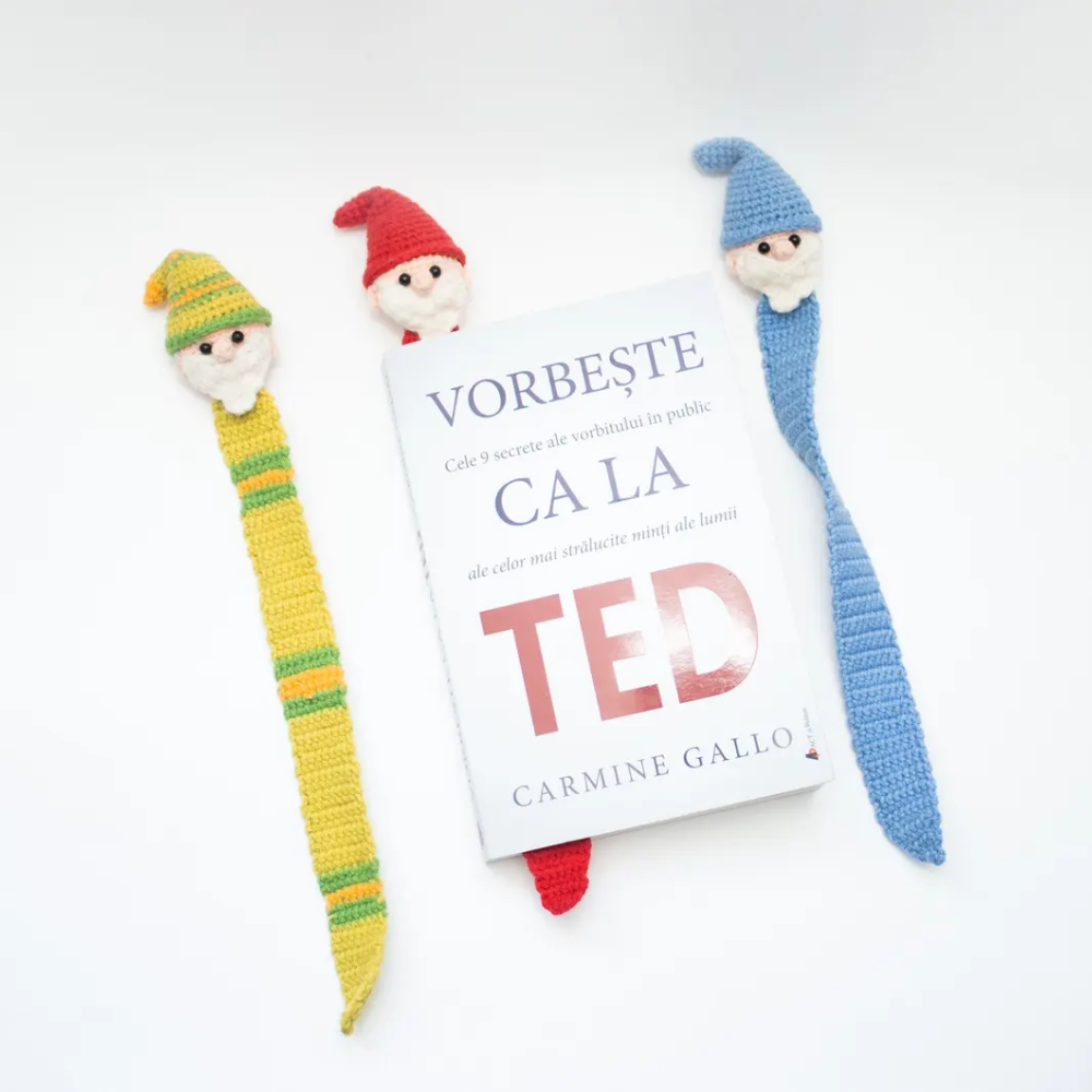 Gnome Bookmark Crochet Pattern