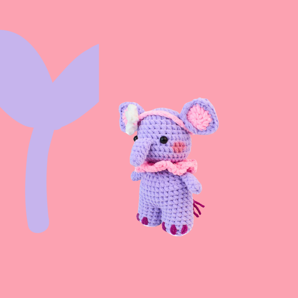 Joyful Elephant Crochet Pattern