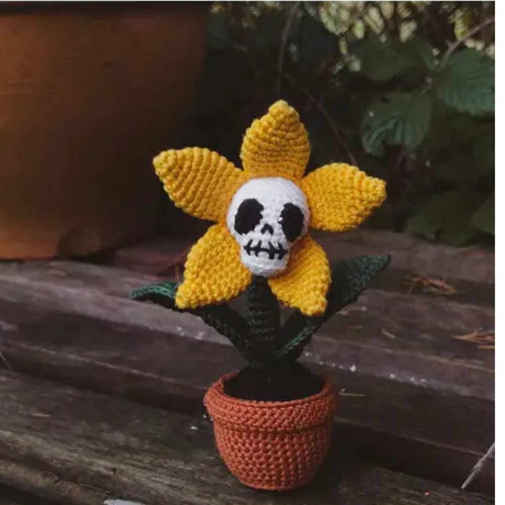 Spooky Sunflower Crochet Pattern