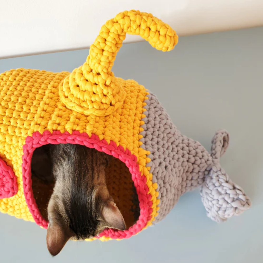 4-in-1 Cat House Crochet Pattern
