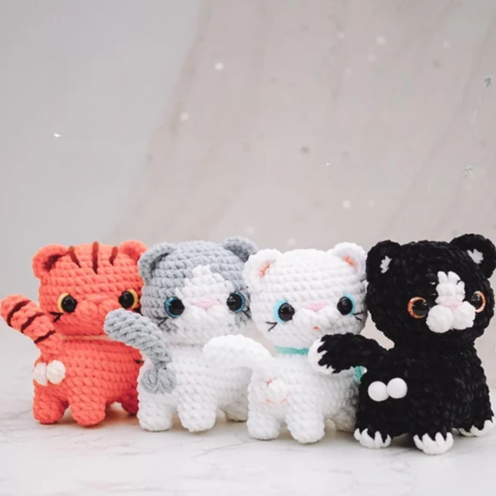 Fluffy Kitty Friend Crochet Pattern