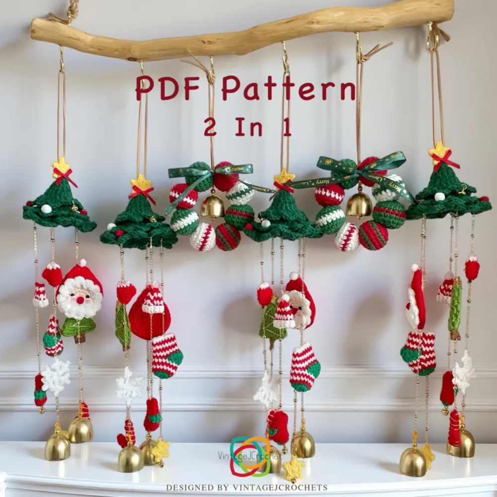 2-in 1 Christmas Wonderland Decor Crochet Pattern