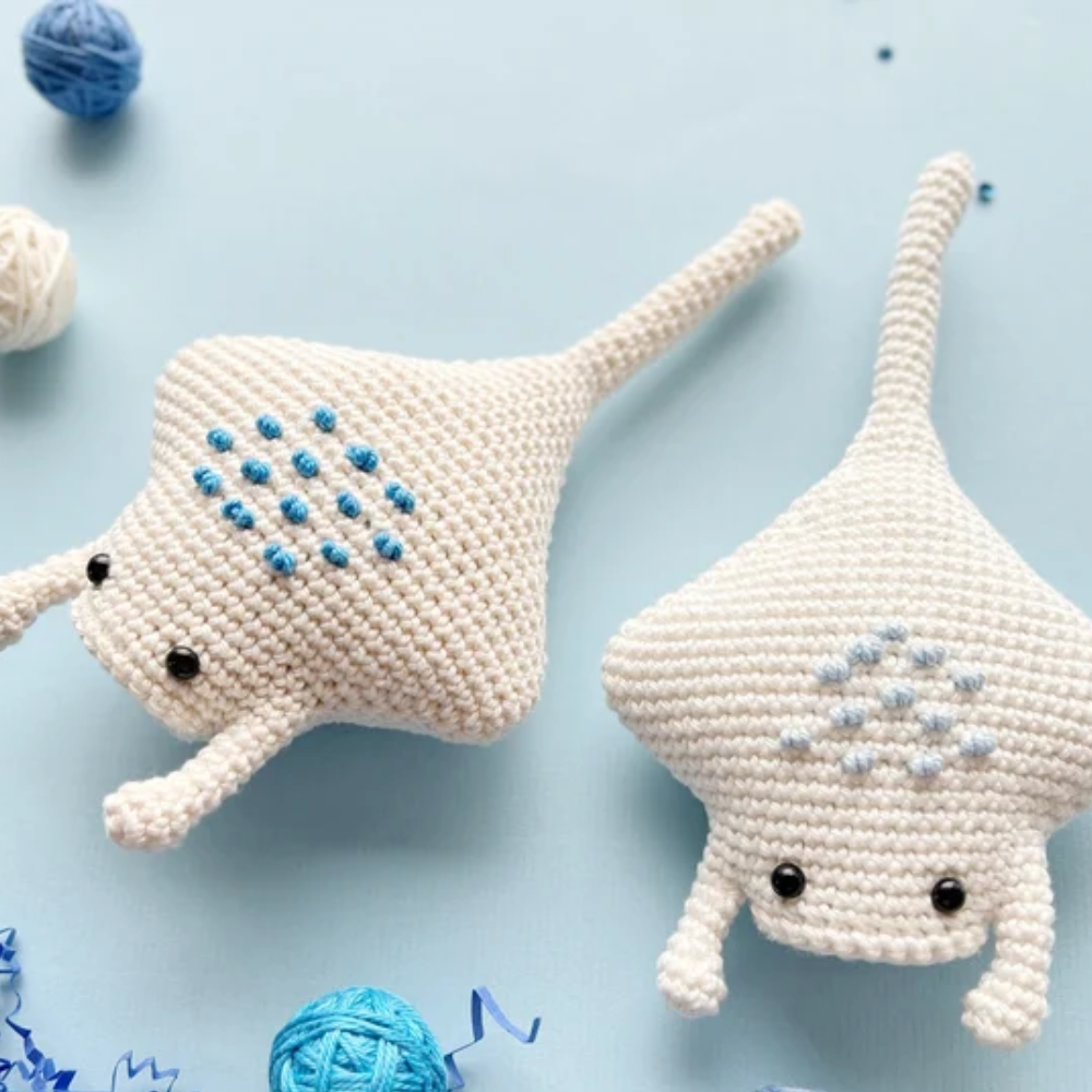 Colorful Sea Animal Crochet Pattern Set