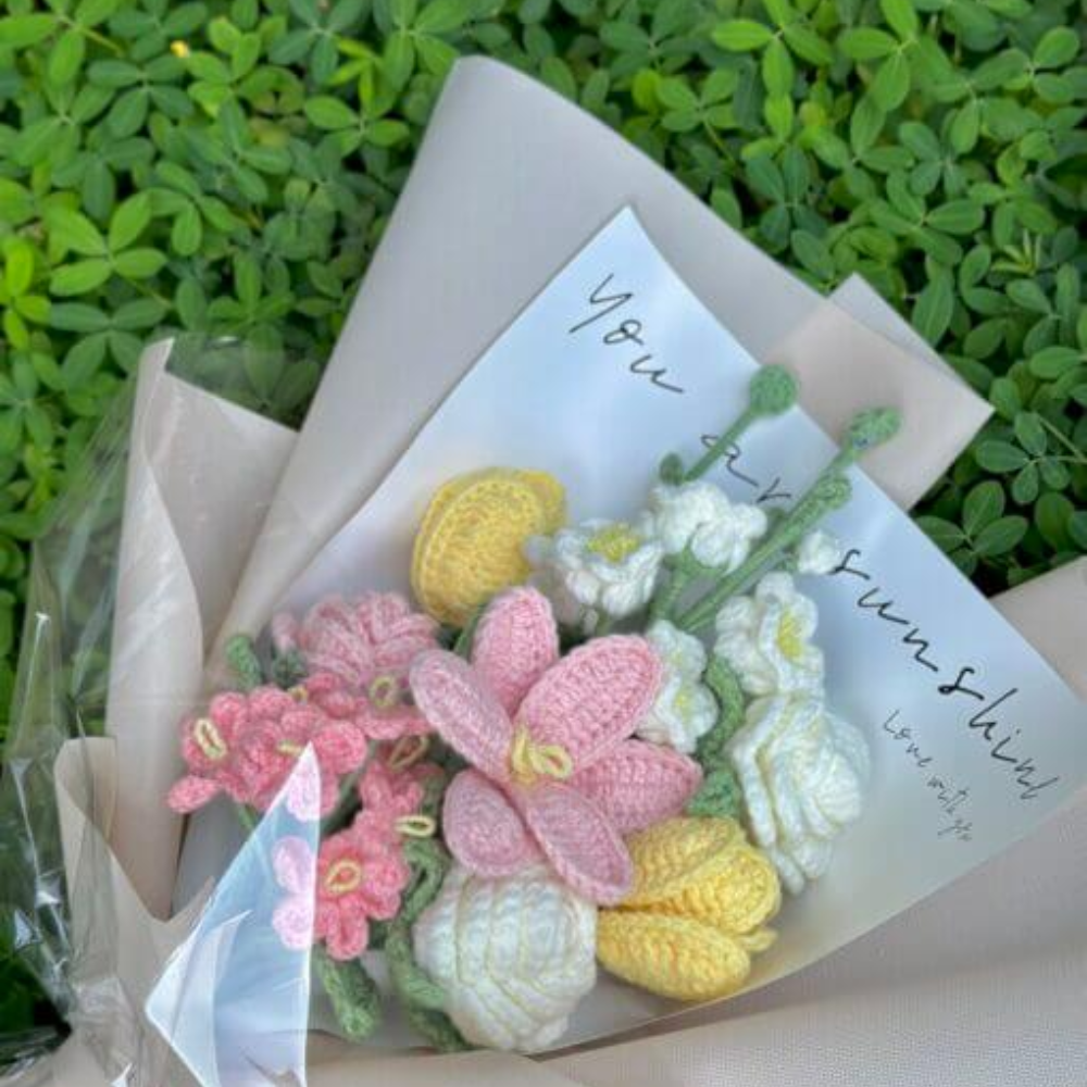 Flowers Bouquet Crochet Pattern