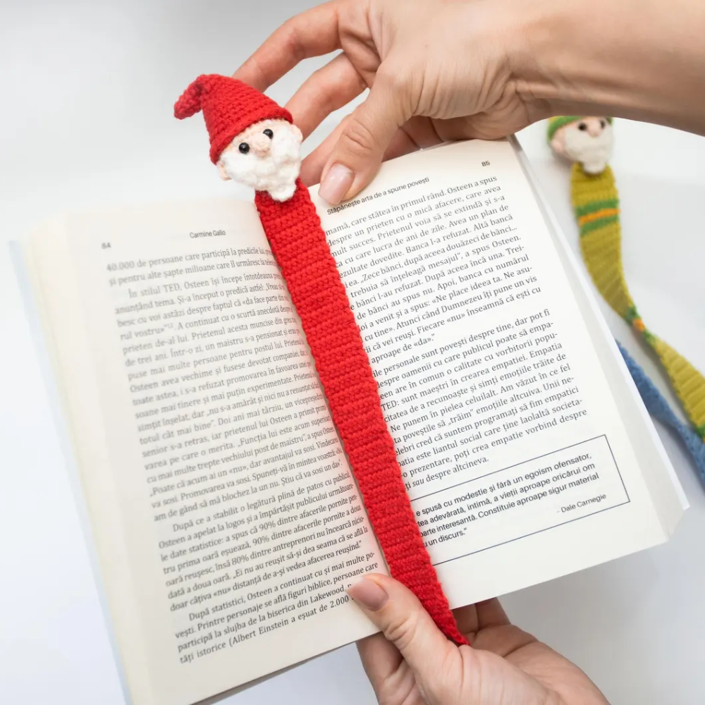 Gnome Bookmark Crochet Pattern