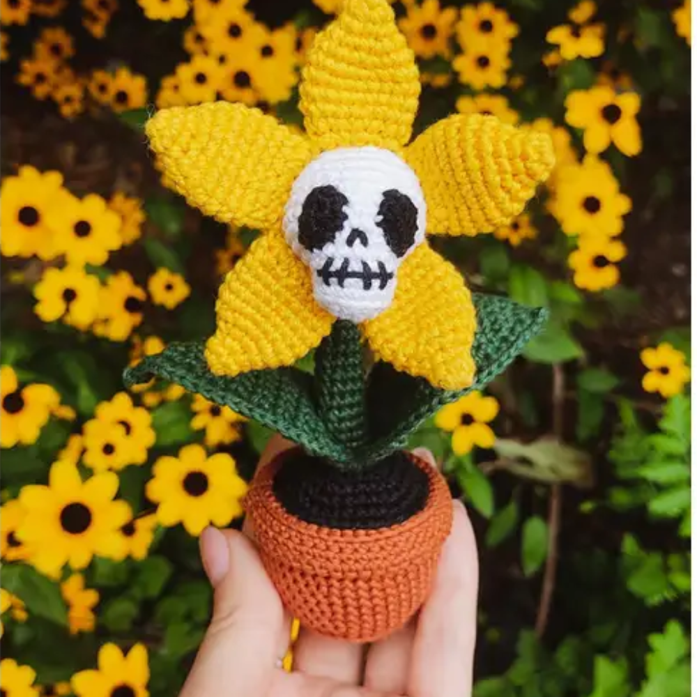 Spooky Sunflower Crochet Pattern