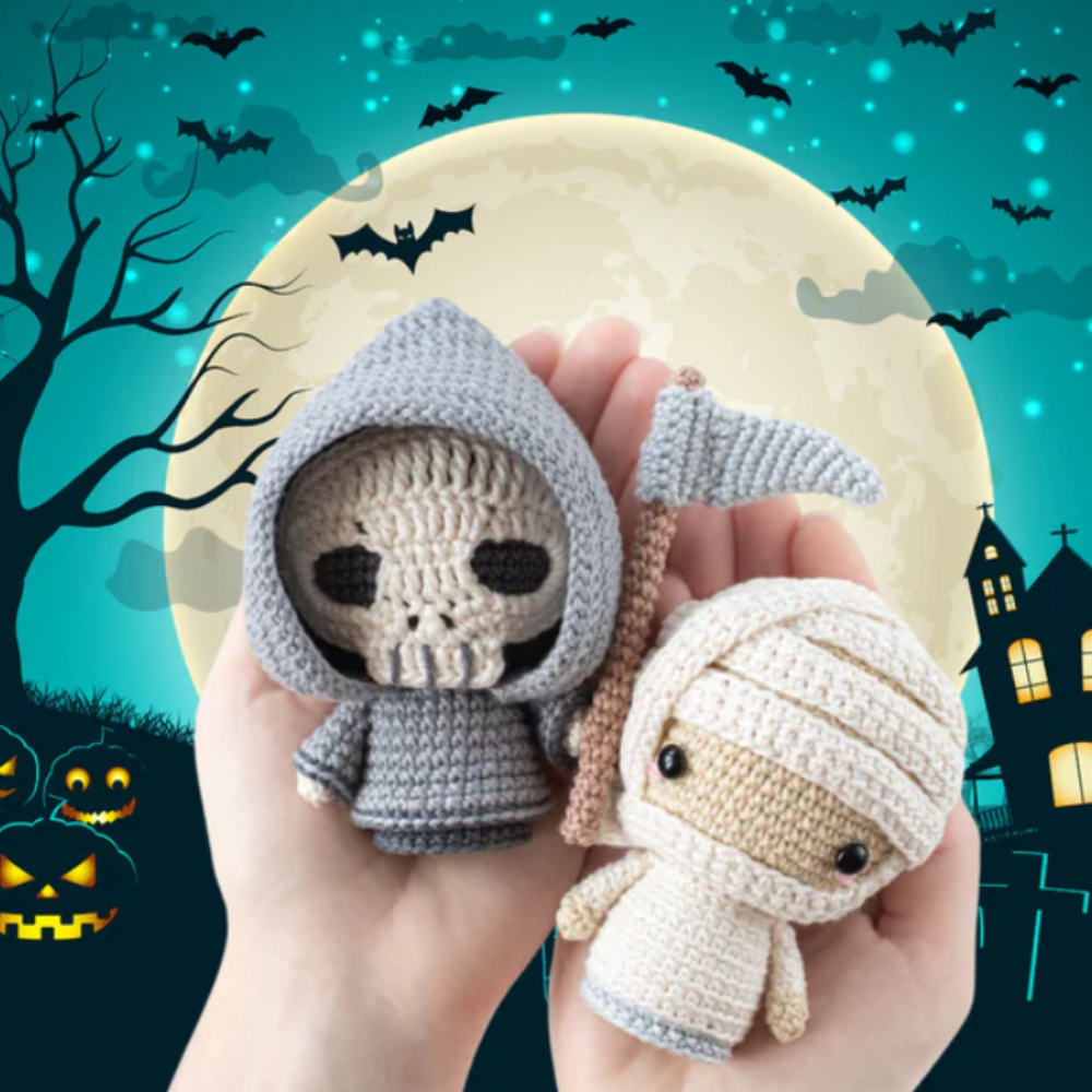 Spooky Halloween Amigurumi Crochet Pattern Set