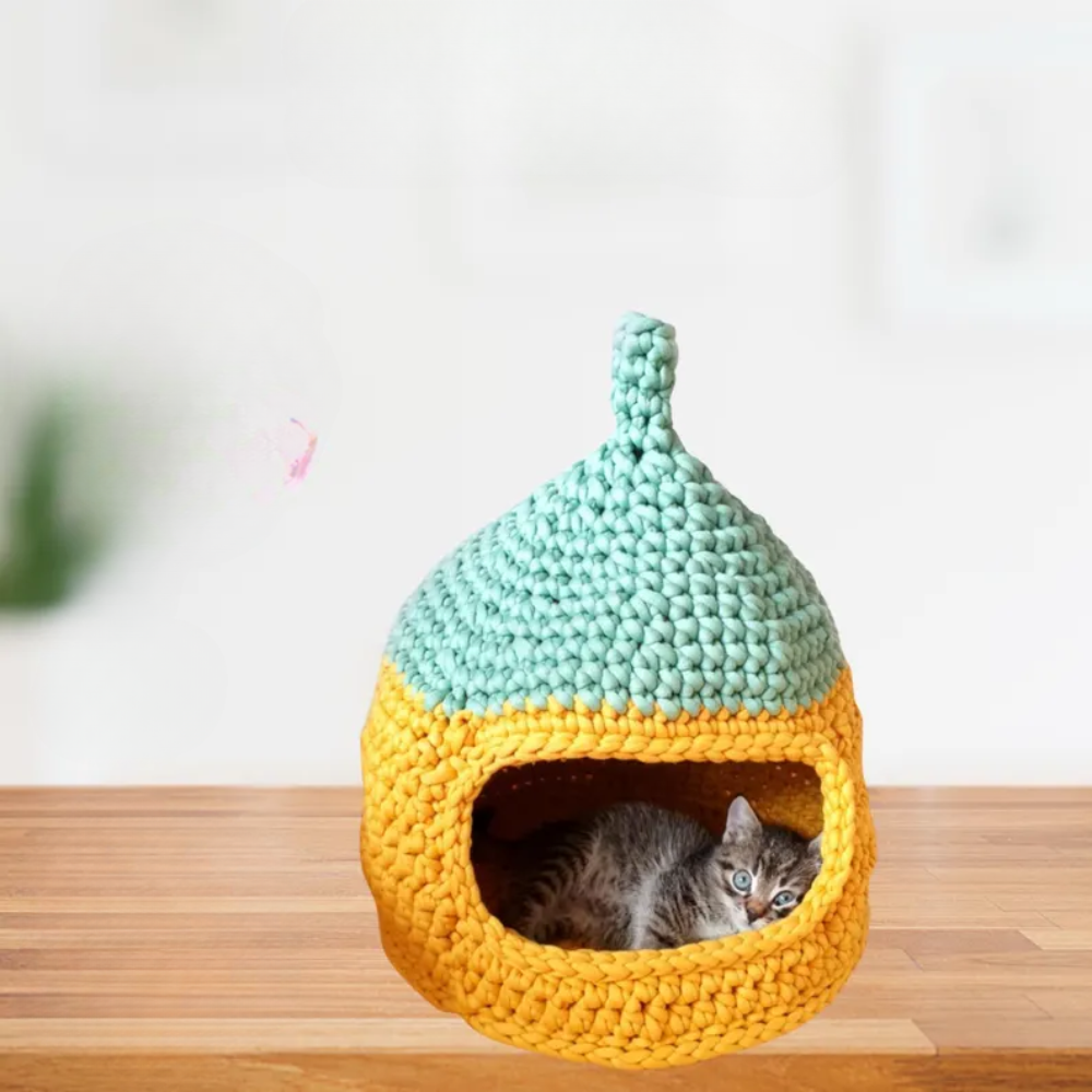 4-in-1 Cat House Crochet Pattern