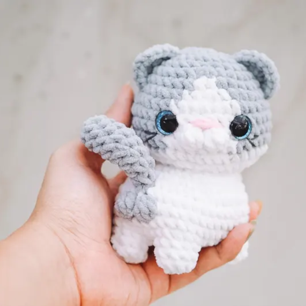 Fluffy Kitty Friend Crochet Pattern
