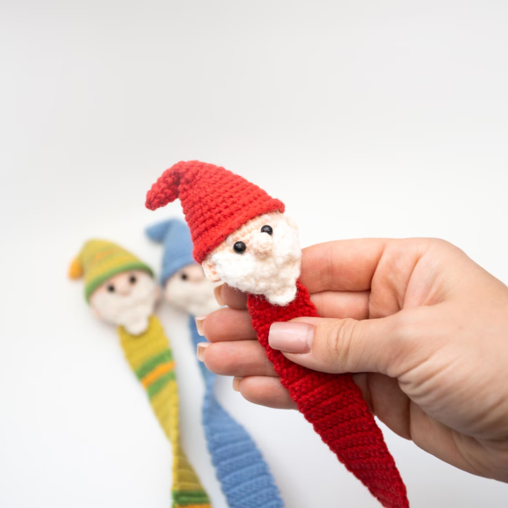Gnome Bookmark Crochet Pattern