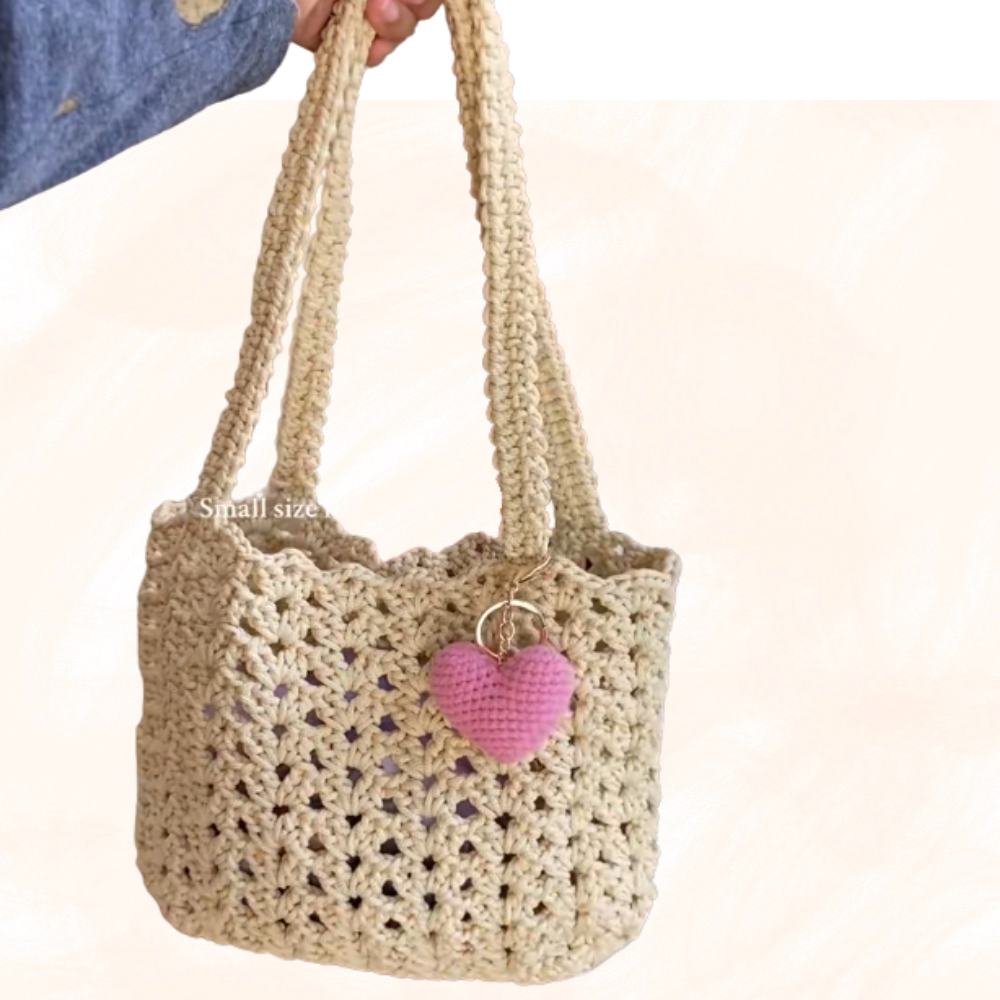 Lacy Tote Bag Crochet Pattern