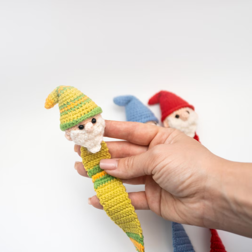 Gnome Bookmark Crochet Pattern