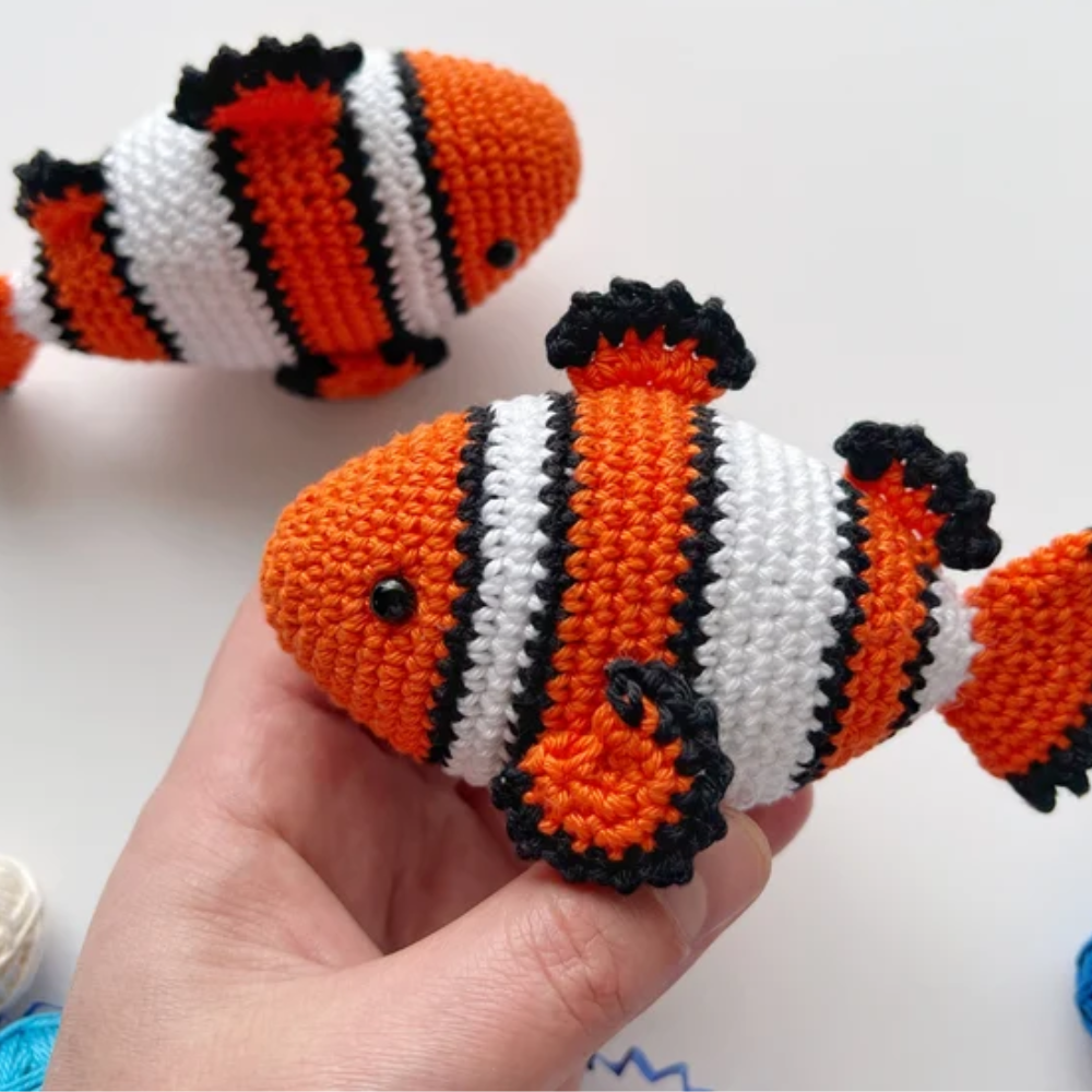 Colorful Sea Animal Crochet Pattern Set