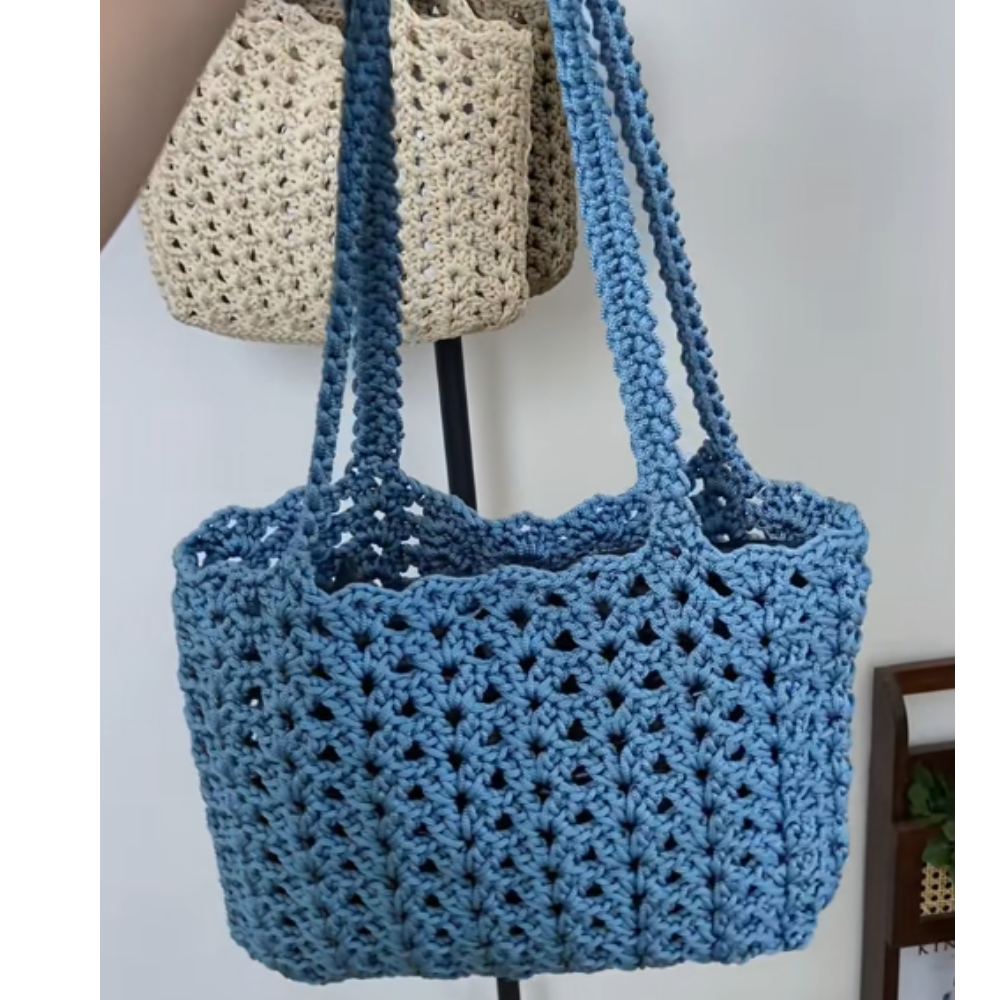 Lacy Tote Bag Crochet Pattern