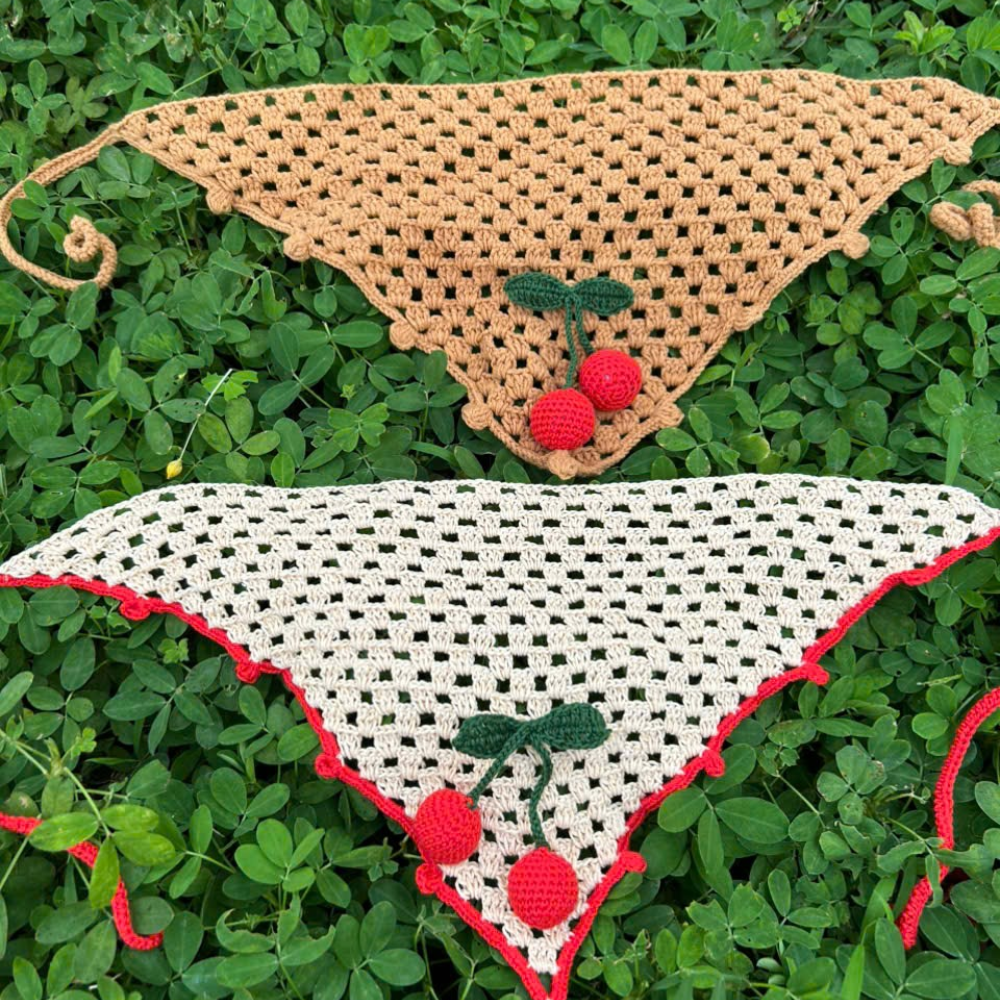 Cherry Pop Bandana Crochet Pattern