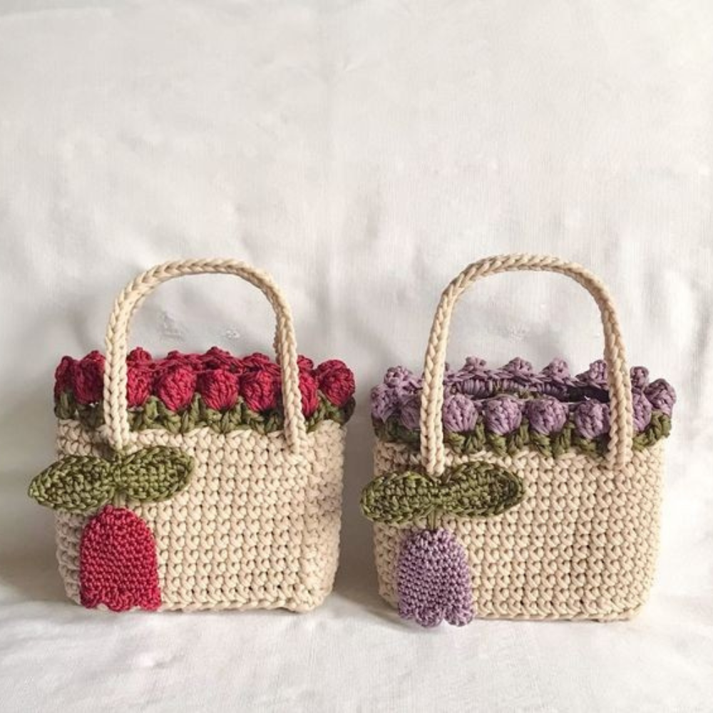 Tulip Tote Crochet Pattern