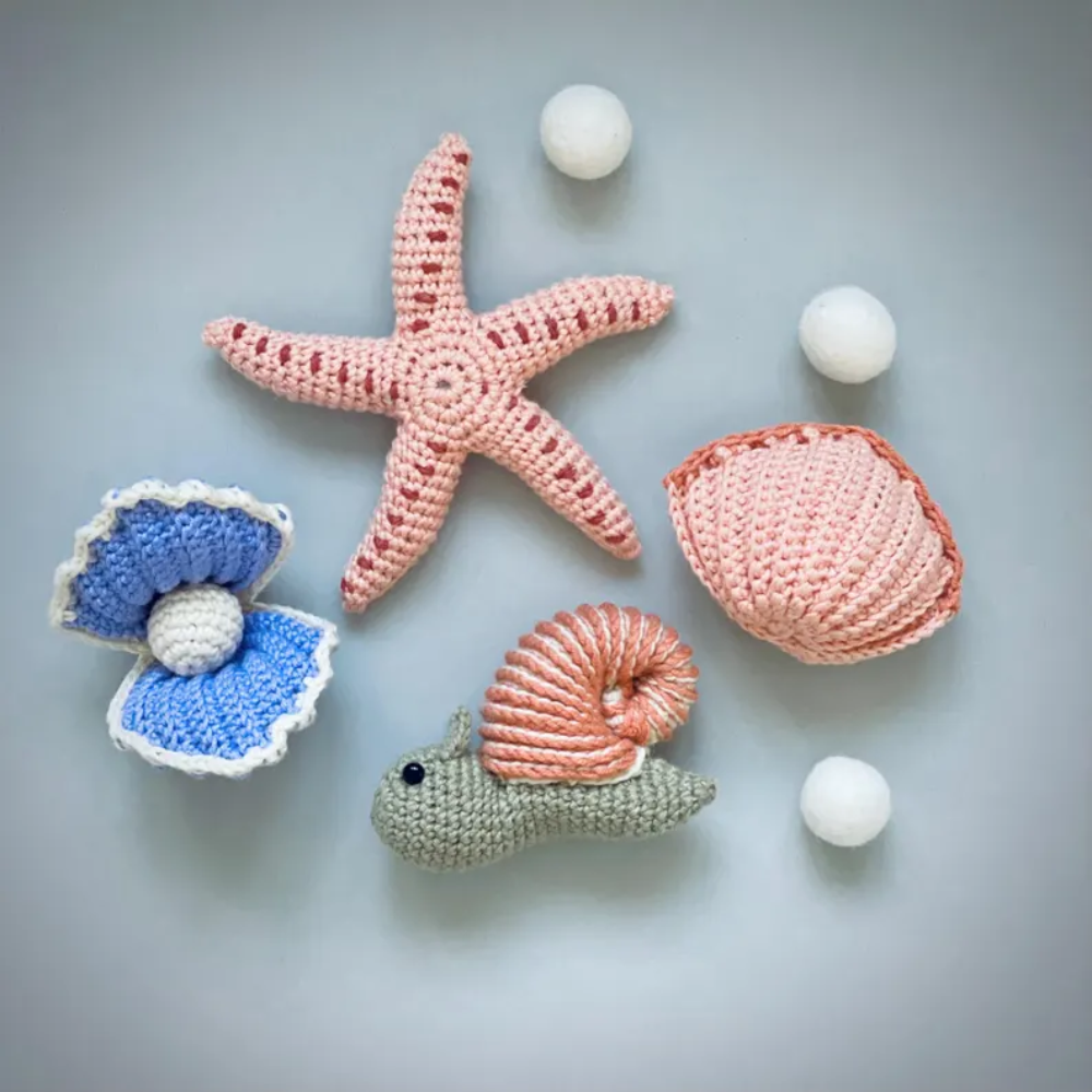 Ocean Treasures Crochet Pattern Set