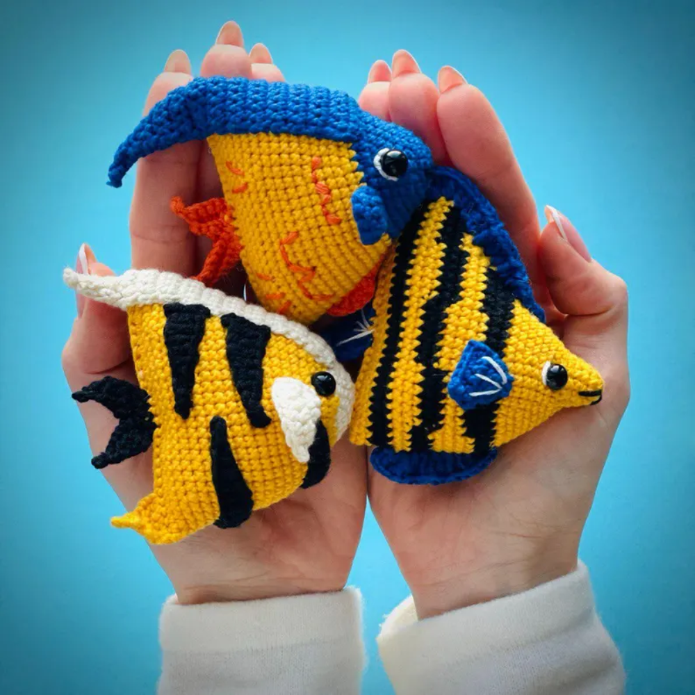 Ocean Fish Fantasy Crochet Pattern Set