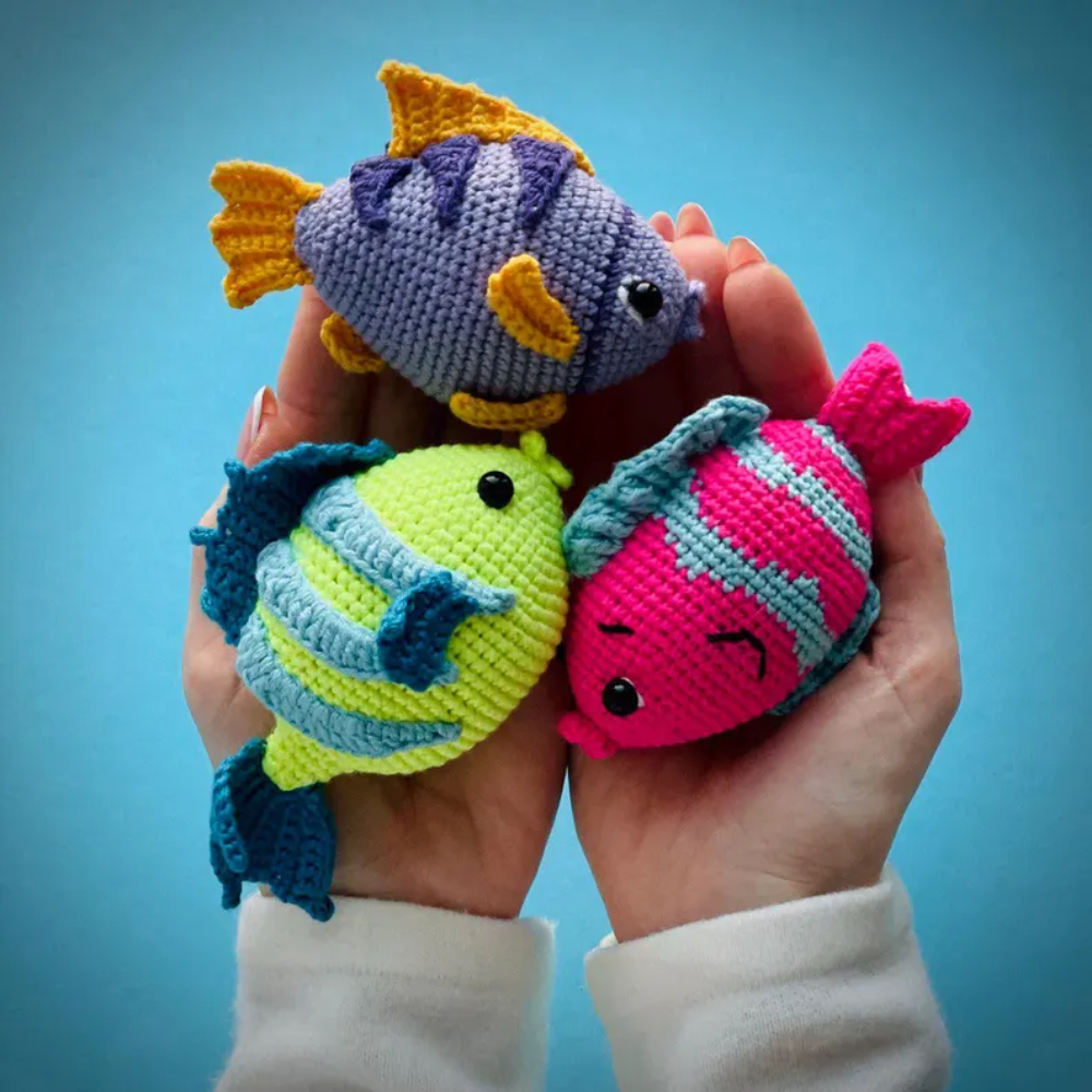 Ocean Fish Fantasy Crochet Pattern Set