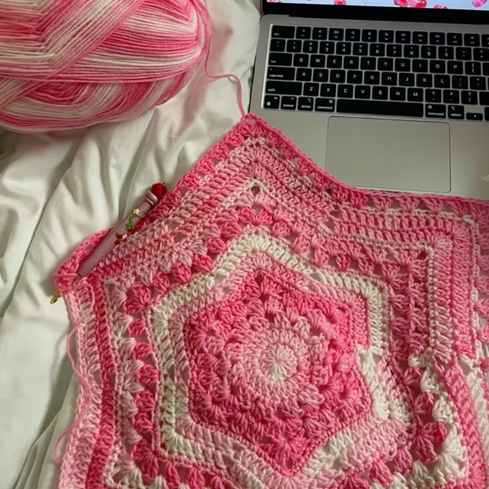 Sweet Starburst Blanket Crochet Pattern