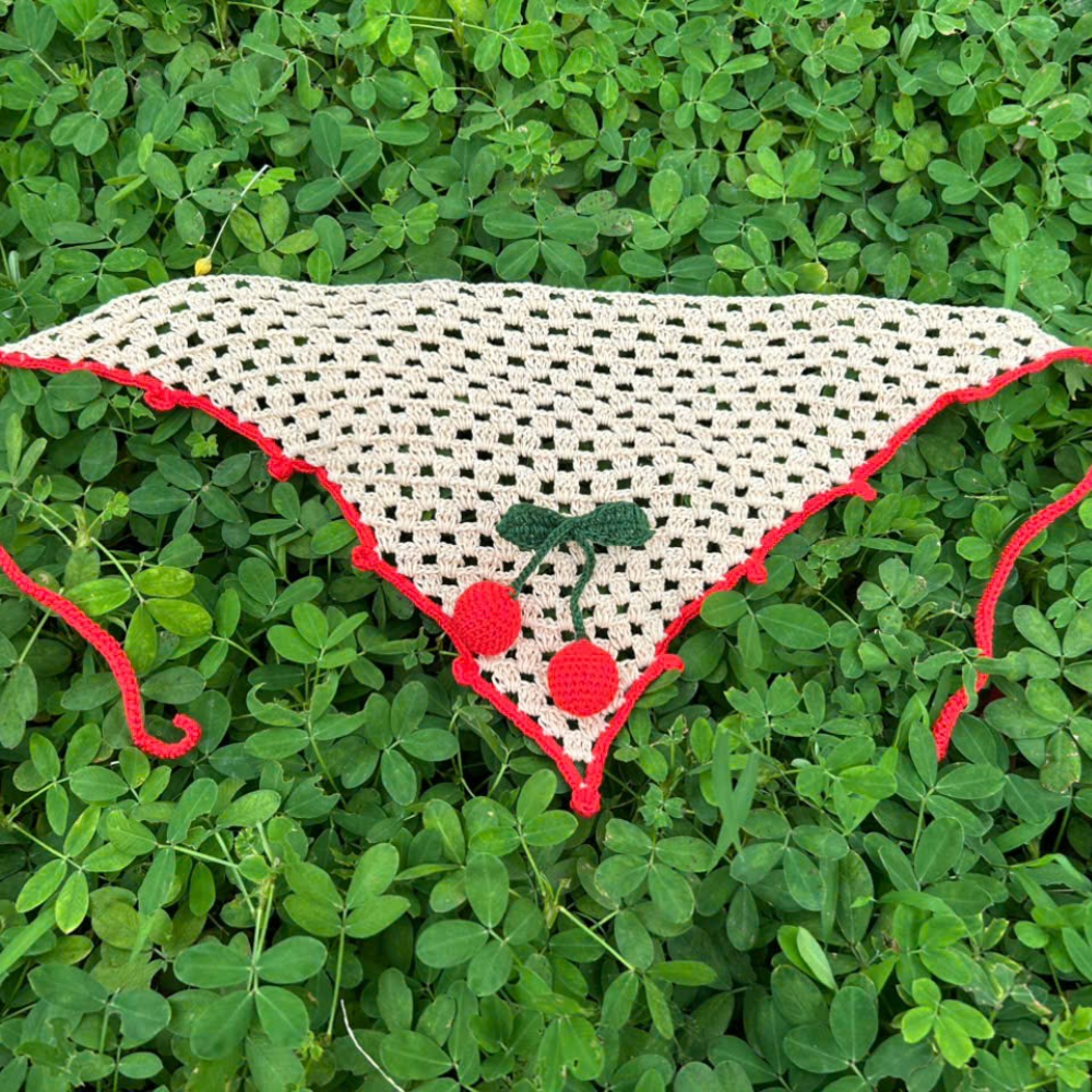 Cherry Pop Bandana Crochet Pattern