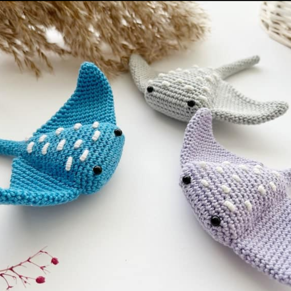 Sea Animal Friends Crochet Pattern Set