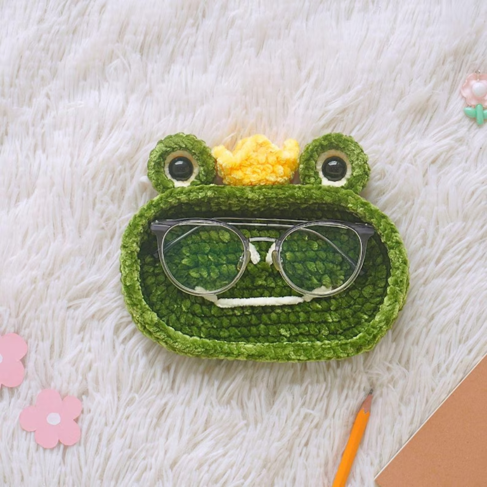 Combo 6 in 1 Whimsical Animal Eyeglass Holder Crochet Pattern