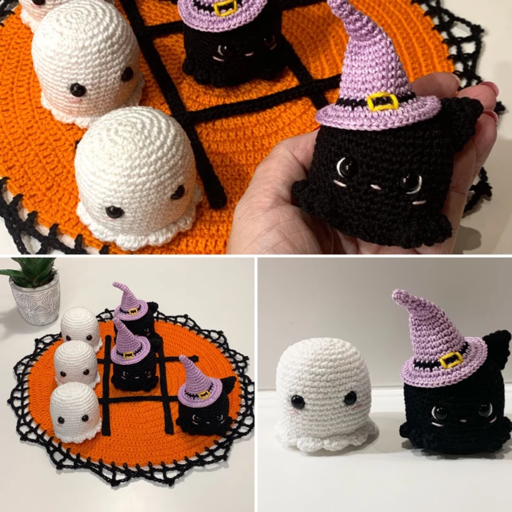 Halloween Tic Tac Toe Crochet Pattern