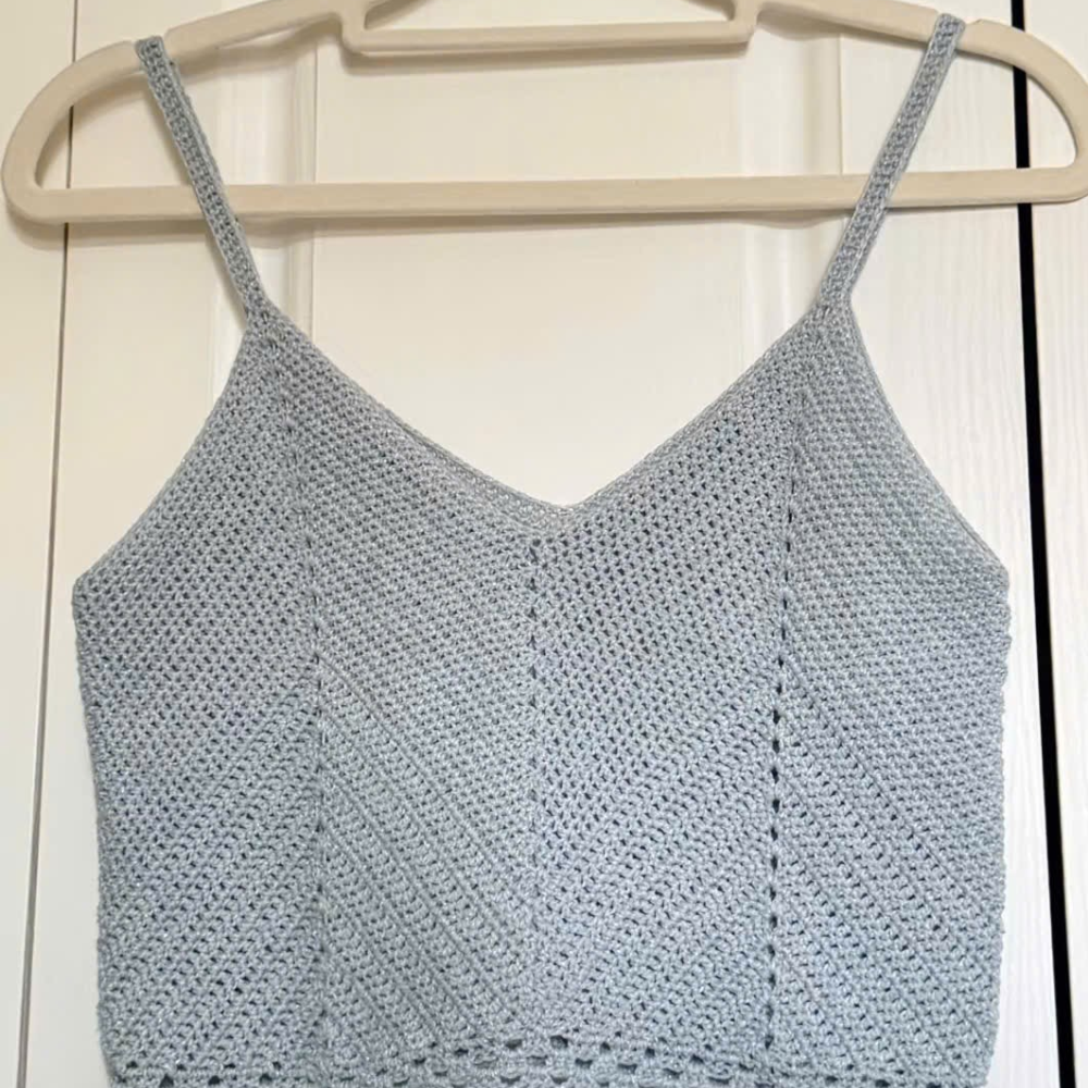 Silver Breeze Crochet Top Crochet Pattern