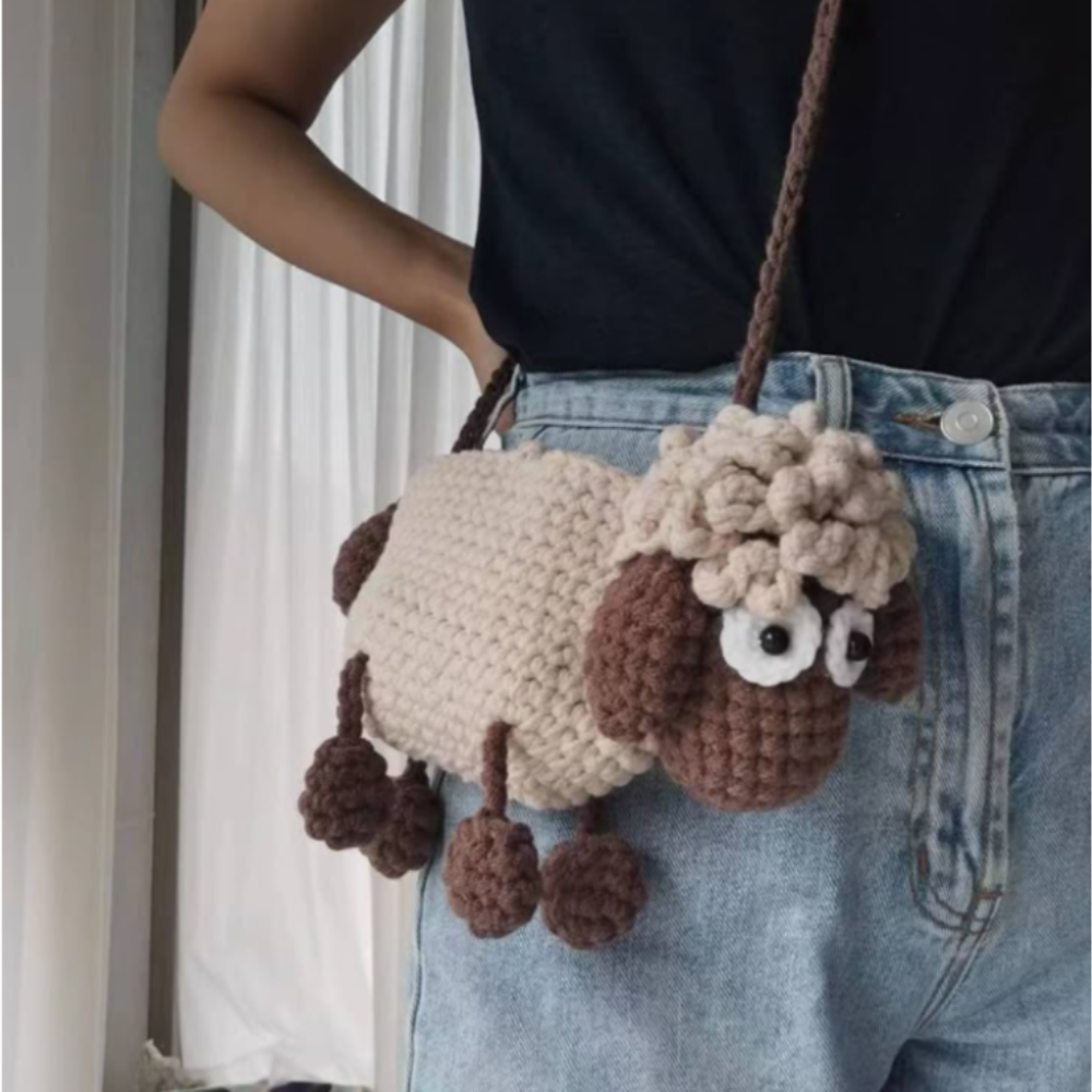 Mochi Sheep Tote Crochet Pattern