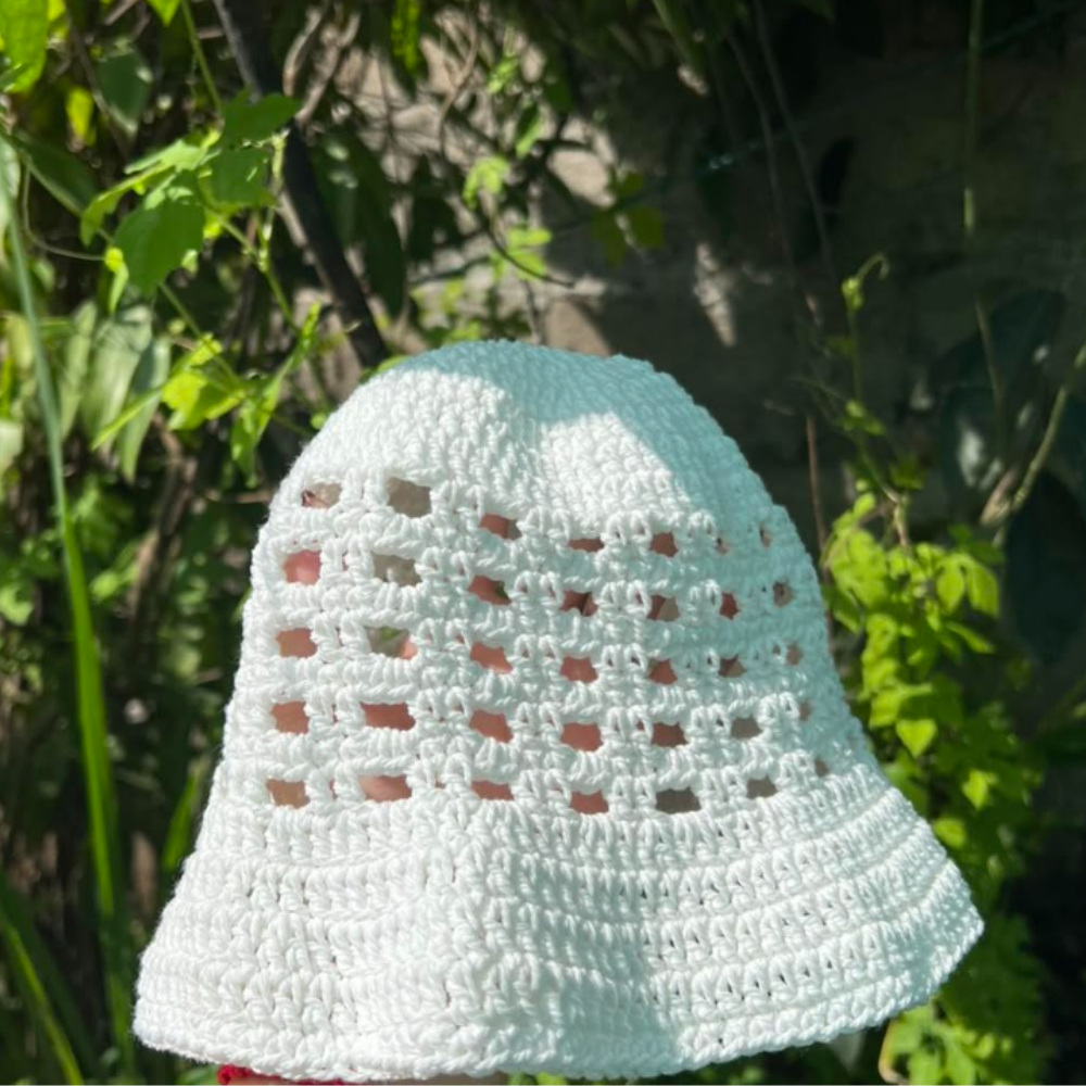 Breezy Blocks Bucket Hat Crochet Pattern