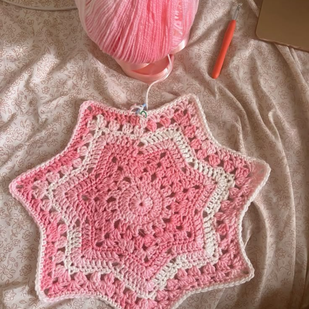 Sweet Starburst Blanket Crochet Pattern