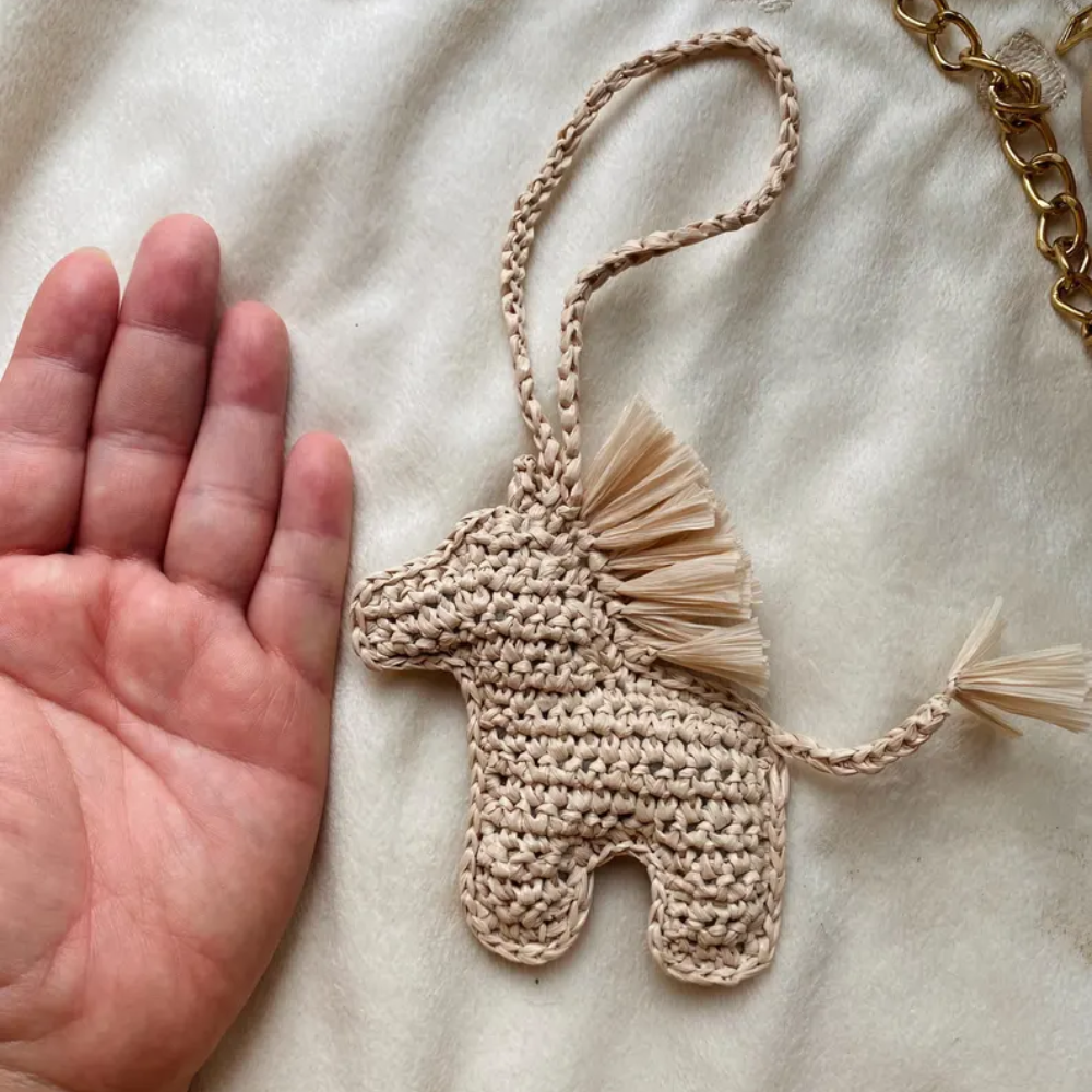 Mini Horse Charm Bag Crochet Pattern