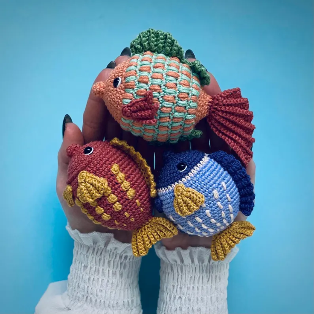 Ocean Fish Fantasy Crochet Pattern Set