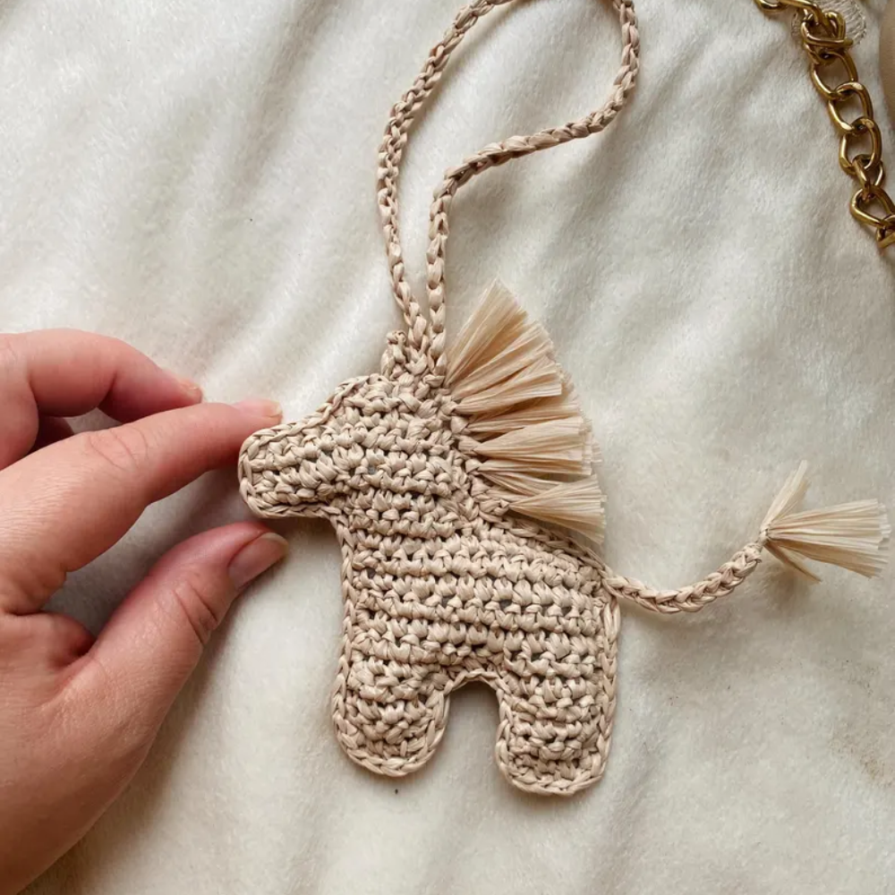 Mini Horse Charm Bag Crochet Pattern