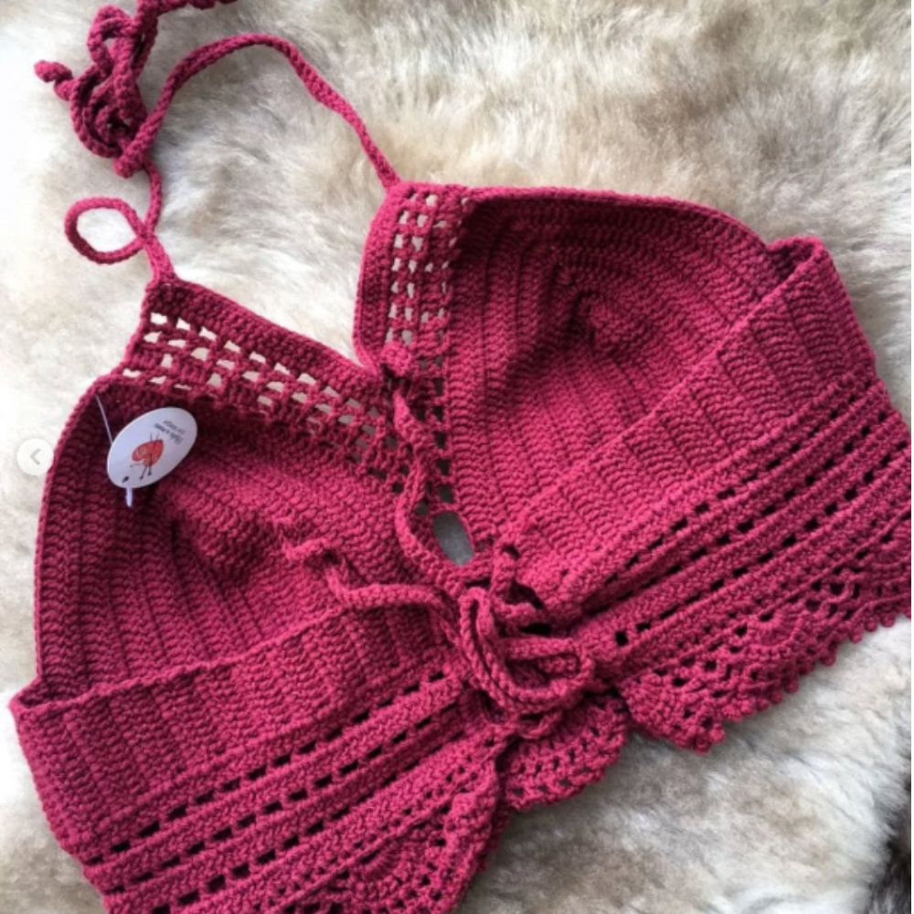 Rose Bloom Top Crochet Pattern
