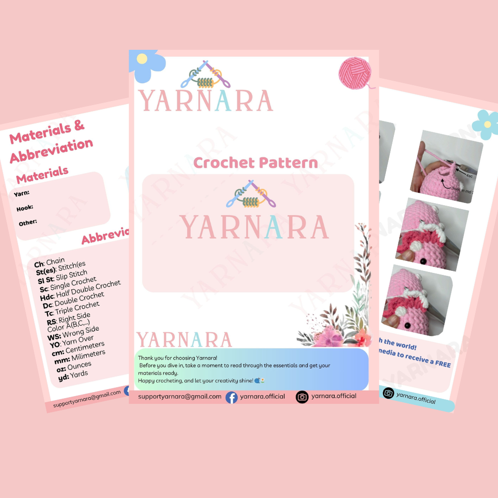 Dragonfly Bandana Crochet Pattern