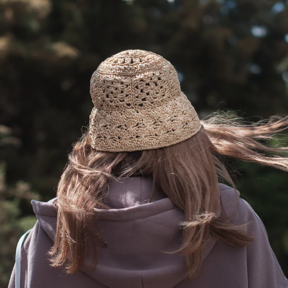 Sunpetal Bucket Hat Crochet Pattern