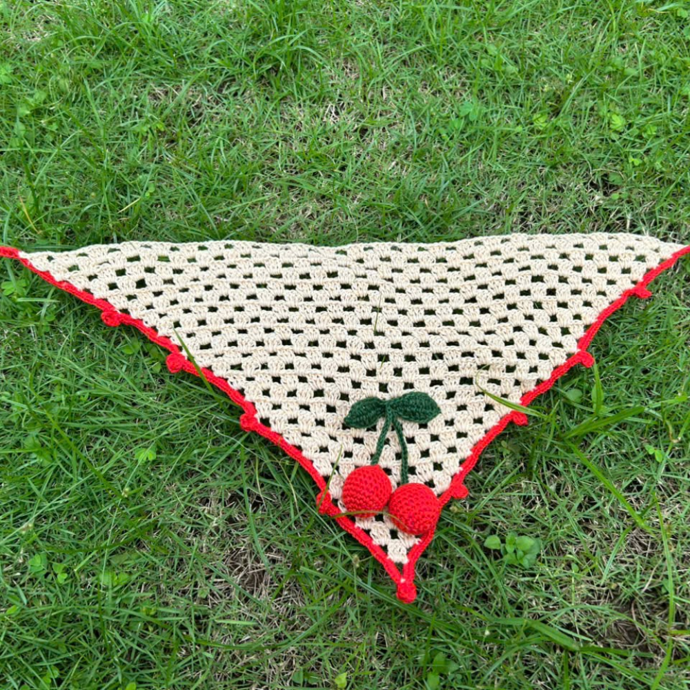 Cherry Pop Bandana Crochet Pattern