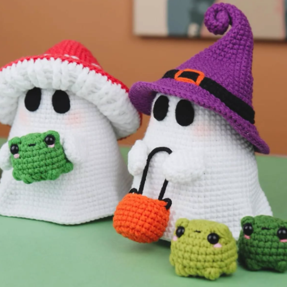 Froggy Friend Ghost Crochet Pattern
