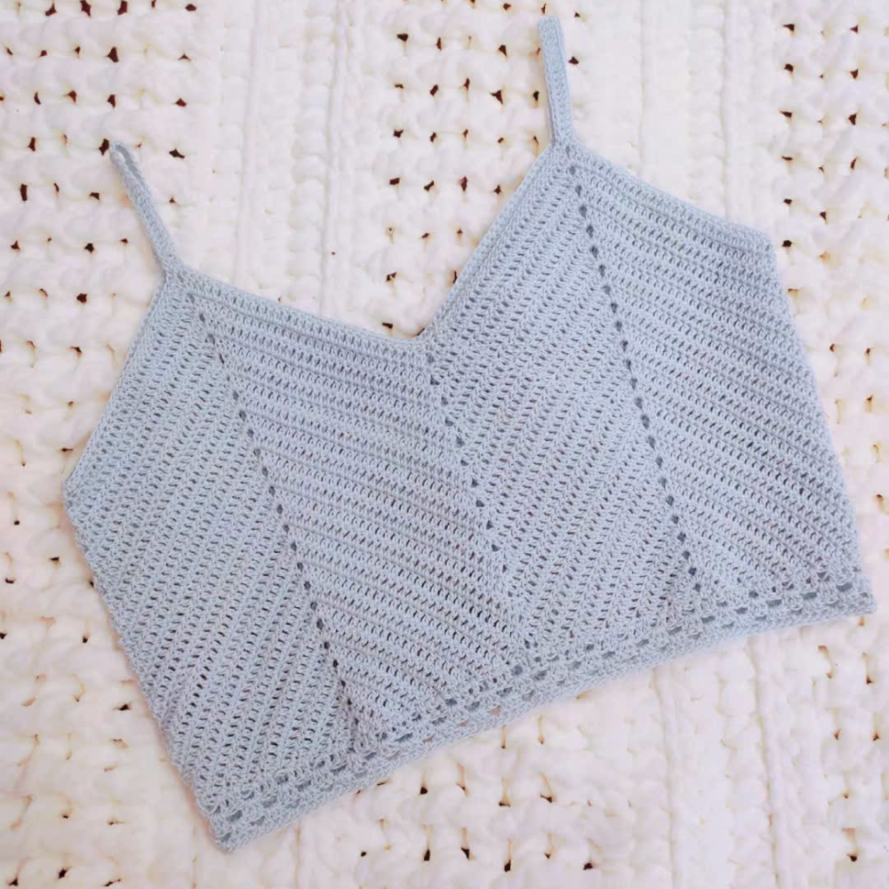 Silver Breeze Crochet Top Crochet Pattern