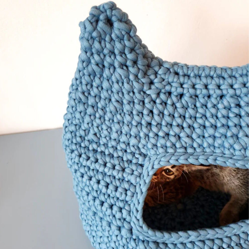 3-in-1 Cat House Crochet Pattern Set