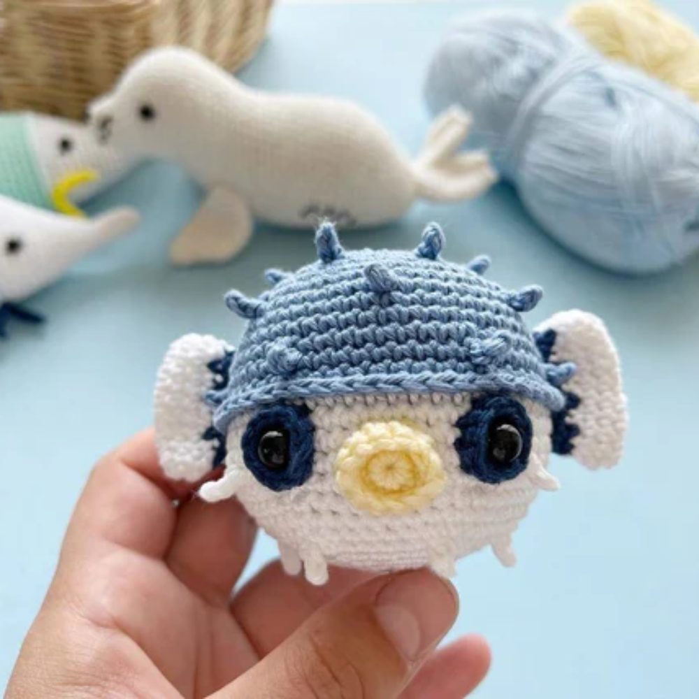 Wild Sea Animal Crochet Pattern Set