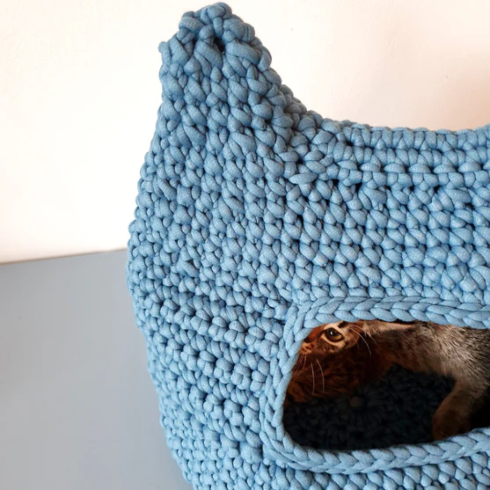 Whisker Nest Cat House Crochet Pattern
