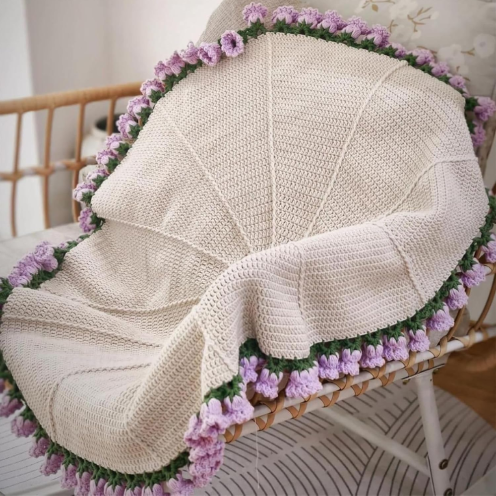BloomBell Blanket Crochet Pattern