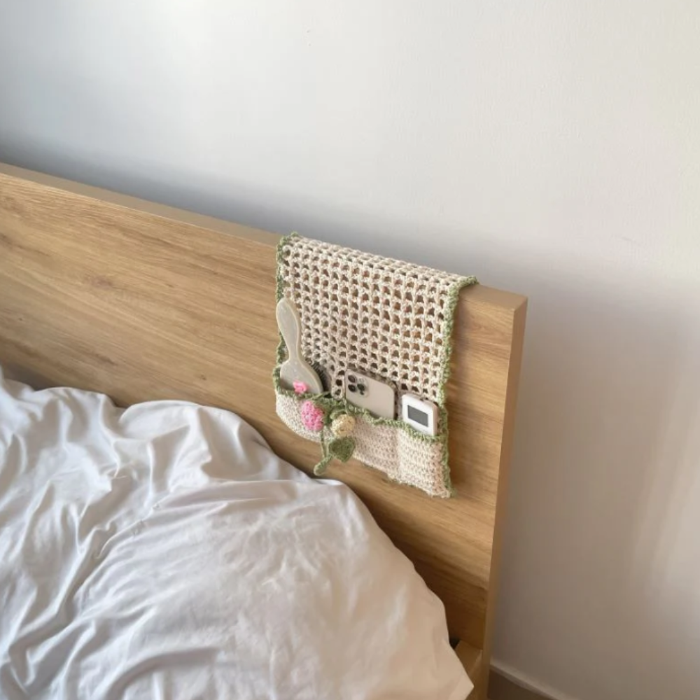 Bedside Pocket Organizer Crochet Pattern