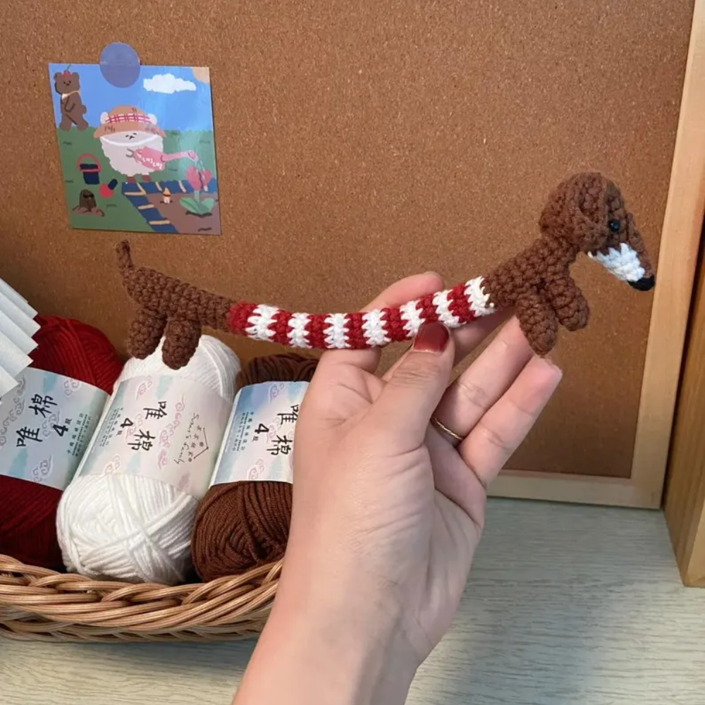 3 -in- 1 Sausage Dog Family Crochet Pattern